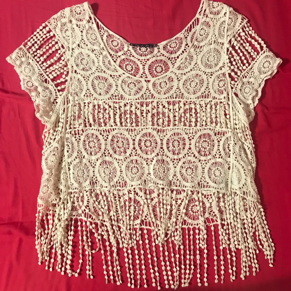 Cute boho festival top